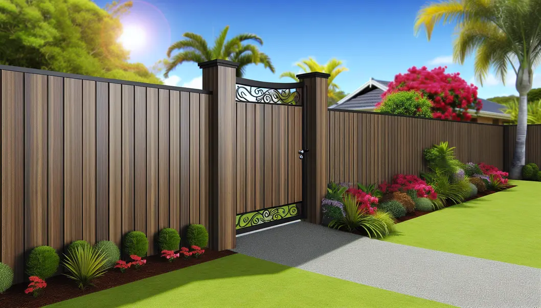 A beautifully installed wood privacy fence creating seclusion and aesthetic appeal.