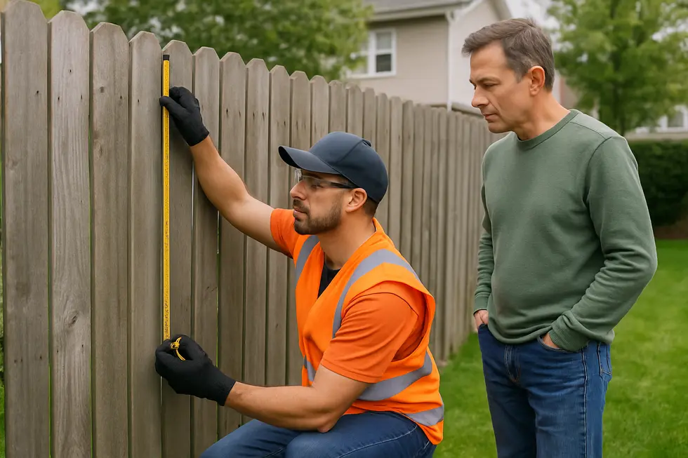 Overview of new fence height regulations in a typical urban neighborhood.