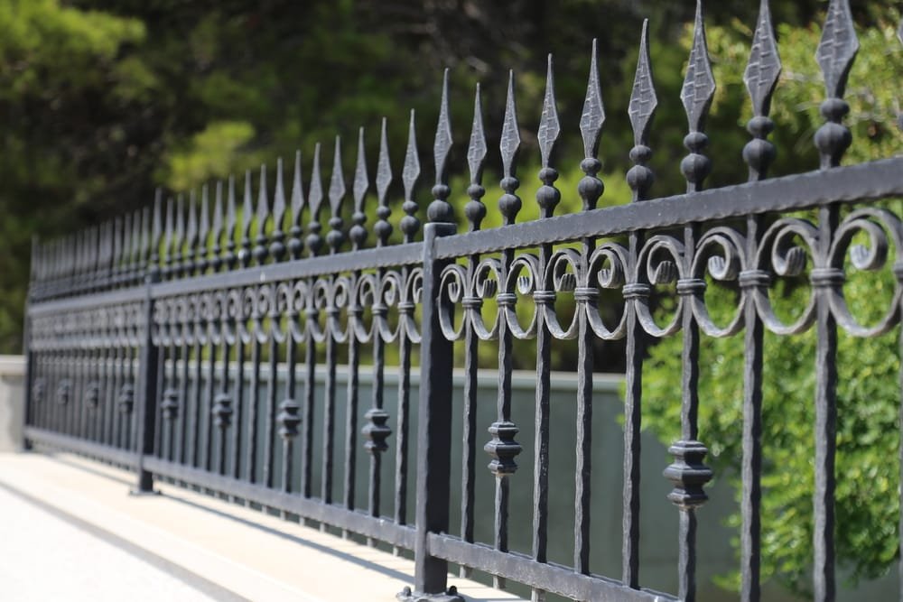 Luxury Property Wrought Iron Fencing